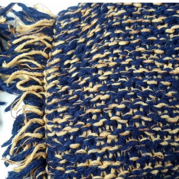 Anthropologie Sparrow Open Front Fringe Trim Knitted Cardigan medium - Picture 8 of 8